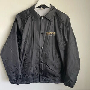 Thrasher Magazine Black Pentagram Coach Jacket Men Small